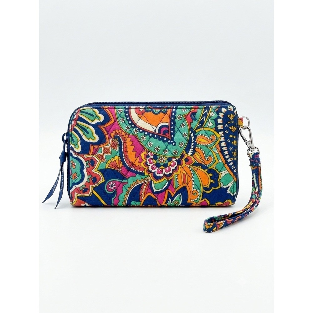 Vera Bradley Venetian Paisley All In One Smartphone Wristlet Wallet